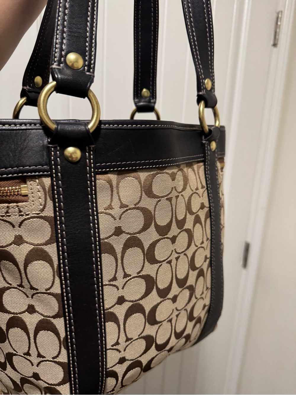 Vintage Coach F12889 Signature Legacy 65th Anniversary Large Tote Bag from 2006 - Picture 4 of 6
